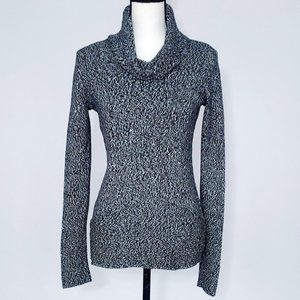 Calvin Klein Women's Cowl Neck Long Sleeve Sweater Black Size XS